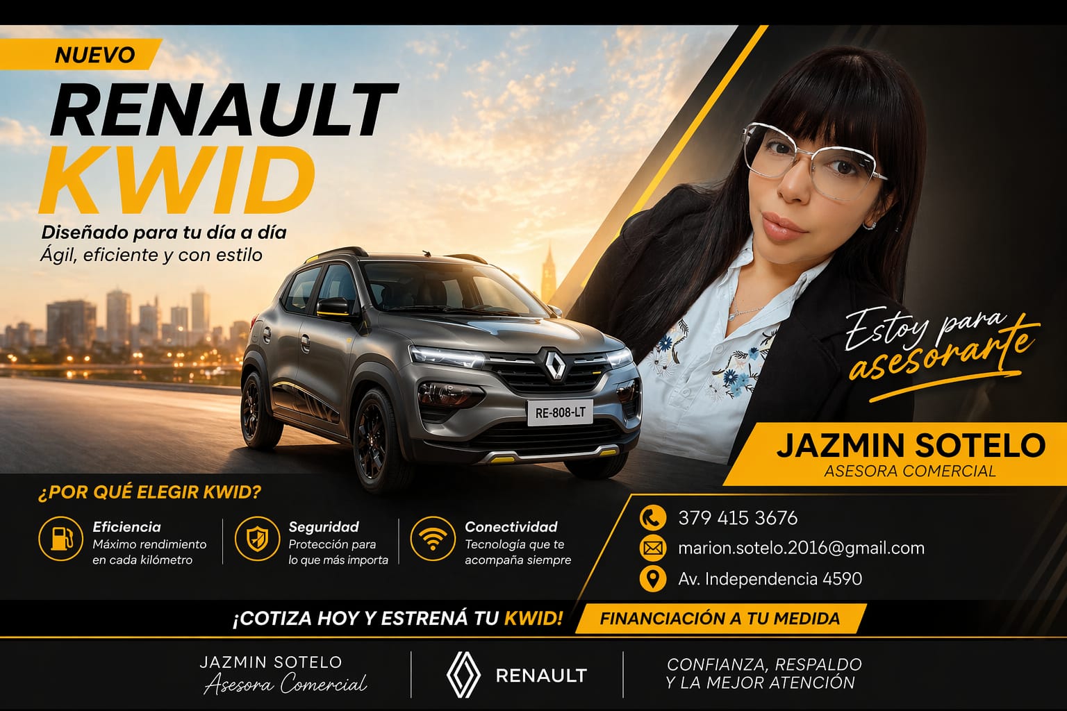 Foto de portada de ASESORA COMERCIAL CAR-FRANCE RENAULT en VisualNEA