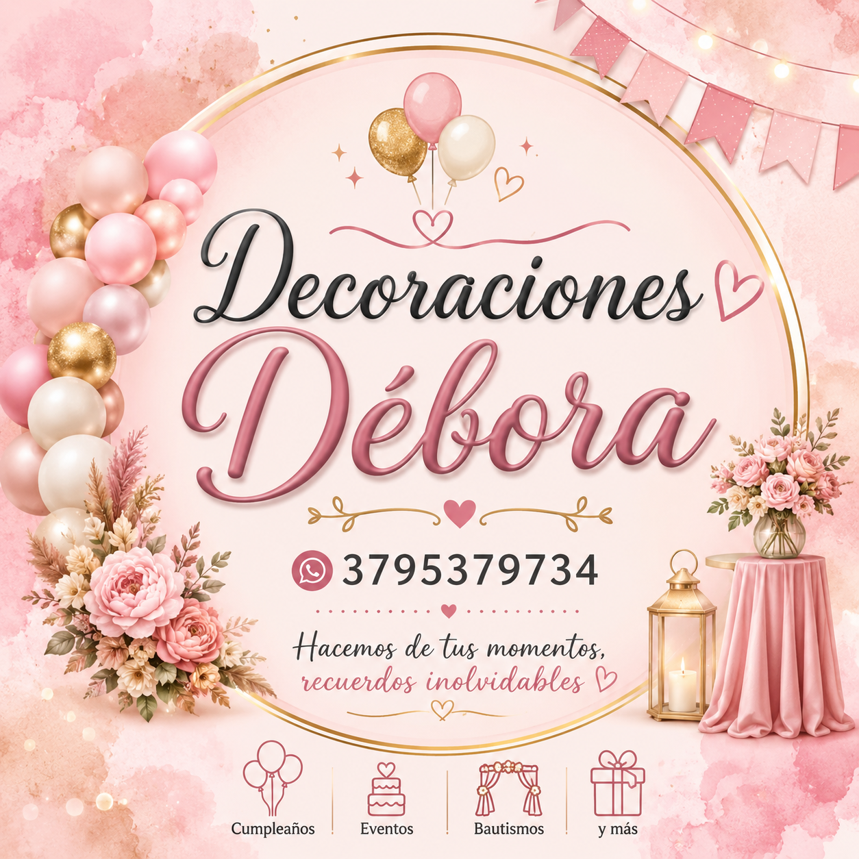 Imagen de perfil de Decoración de eventos